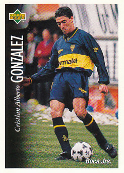 Cristian Alberto Gonzalez Boca Juniors 1995 Upper Deck Futbol Argentina #16